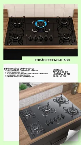 Fogão Cooktop