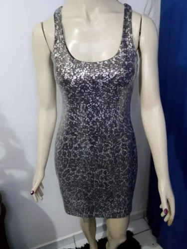 Vestido bordado lantejoulas P