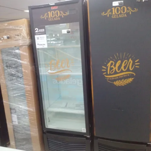 CERVEJEIRA VERTICAL DE 433 LITROS COM PORTA DE VIDRO, NOVA, PROMOÇÃO!!!!