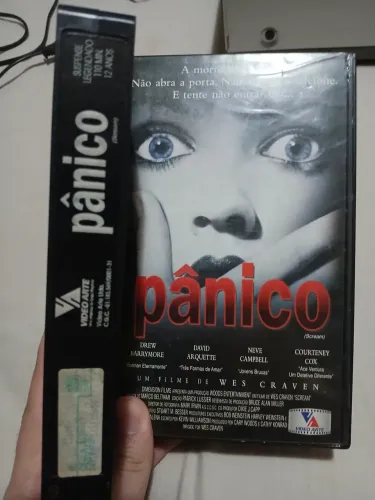 Vhs panico scream terror wes craven