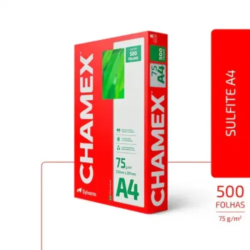 Resma Chamex A4 500 Folhas (Jk Eletrônicos Atacado e Varejo)