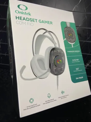Headset Gamer com Fio com Led RGB Onistek ON-FN639