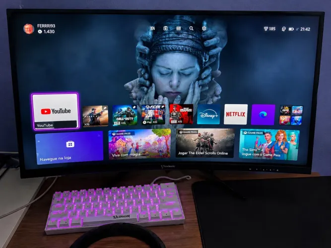 Vendo xbox série s + Monitor Gamer 180hz curvo