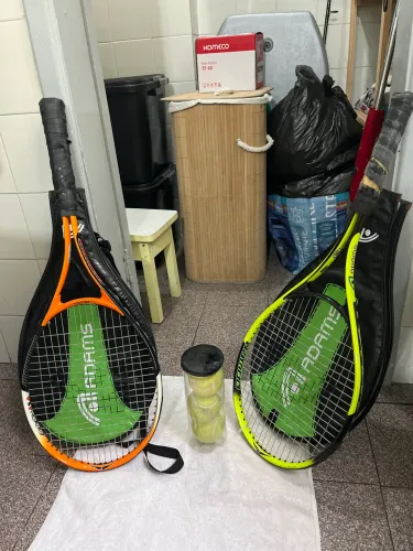 Par de raquete Tenis Adams power 507 usada