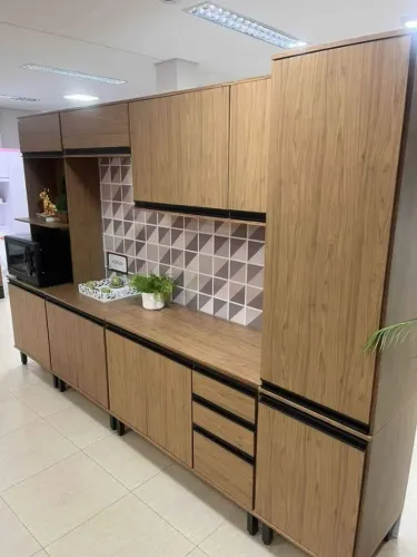 Armário de Cozinha 6 Módulos Torre com 2 Nichos (Novo) Entrega Grátis! 