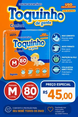 FRALDAS Toquinho de Gente Confort