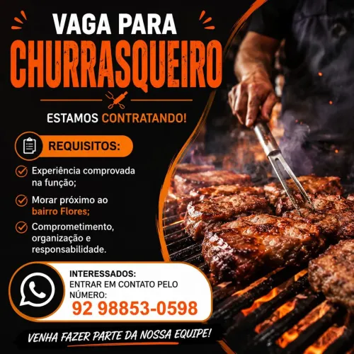 Vaga de Churrasqueiro