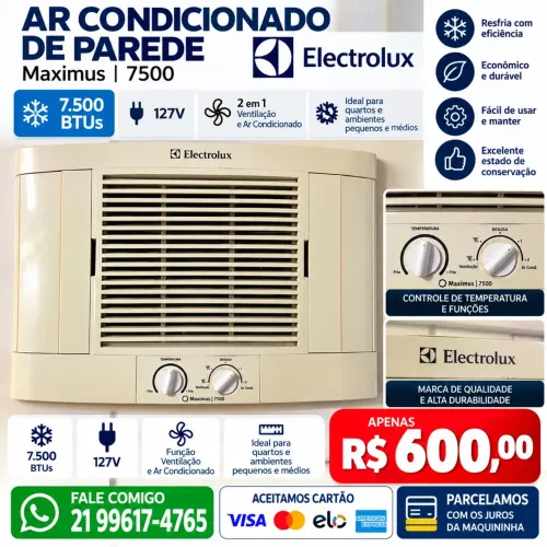 Ar condicionado Electrolux 7.500 BTU