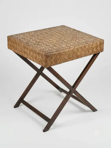 Mesa lateral rattan arte em vime - Modelo Tamara