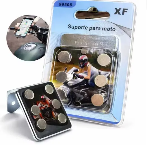 SUPORTE DE CELULAR MAGNÉTICO PARA MOTO OU BIKE