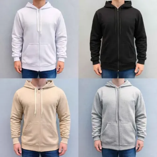 Blusa de Moletom com Zíper