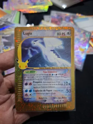 Pokemon lugia celebração de 30 anos MN