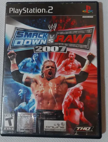 WWE SmackDown vs. Raw 2007 PS2 Original americano (NTSC-U)