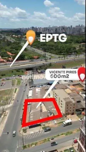 Lote Comercial de 621m²; de frente a EPTG e ESTRUTURAL em Vicente Pires