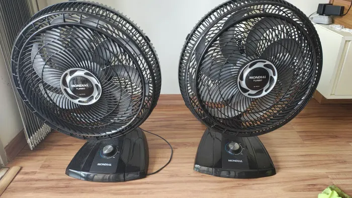 2 Ventiladores 127v mondial 8 pás Turbo