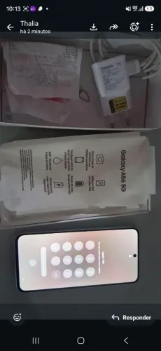 Vendo celula Galáxias A 56 5g novo