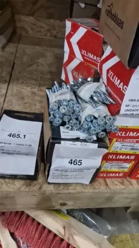 Parafuso HBS 8X100 - Preço por caixa com 100 unidades