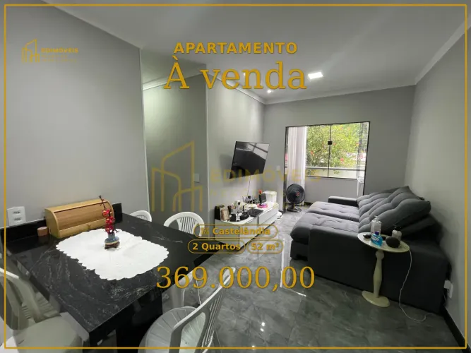 Venha conhecer seu novo lar em Castelândia: apartamento com área de lazer