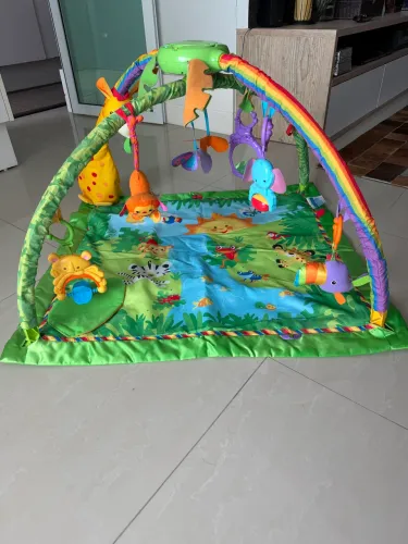 Tapete de Atividades Fisher-Price Floresta Melodias & Luzes (toca musica) 