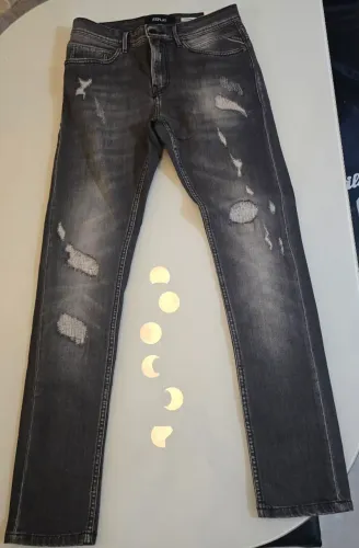 Calça replay nova super skinny 40