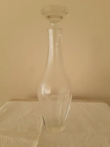 Garrafa licoreira de cristal