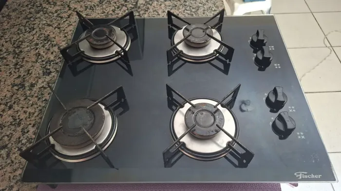 Cooktop Fischer 4 bocas com acendimento elétrico 