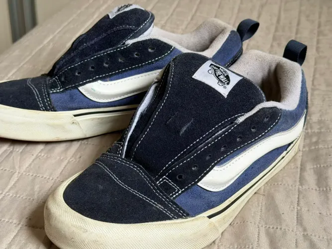 Vans Old Skool em camurça (azul-marinho)