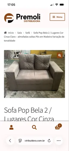Sofá apenas 380,00