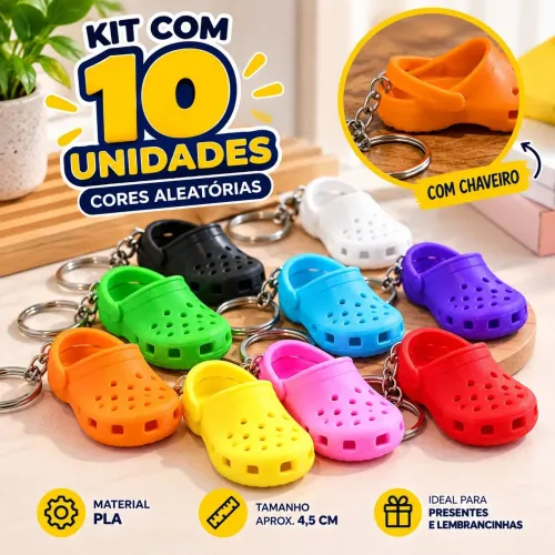 Chaveiro Personalizados Crocs