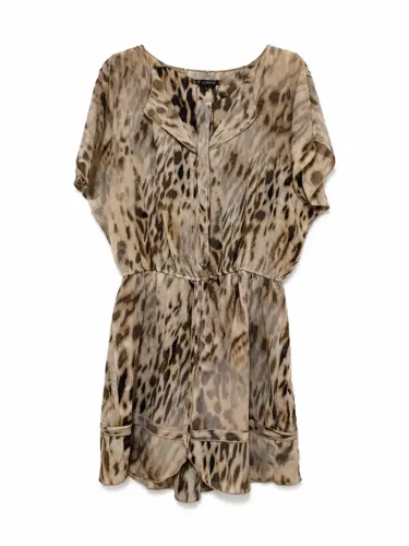 Vestido Le lis Blanc, animal print, tam 40, R$ 80,00