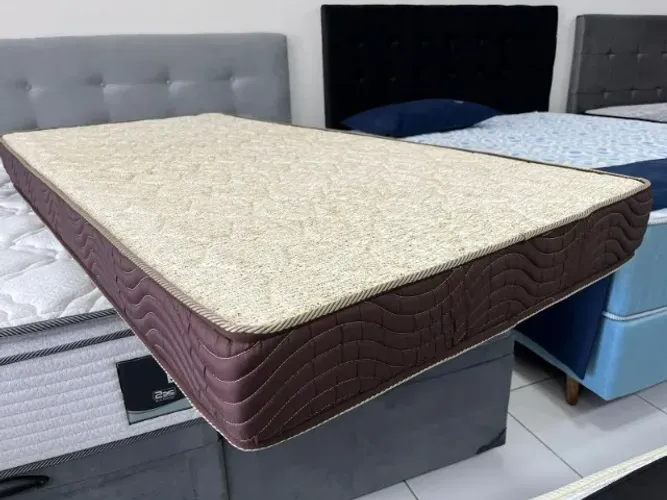 Colchão Solteiro Espuma D28 Novo Bordado 88x188x14 Sankonfort, Qualidade Alta!