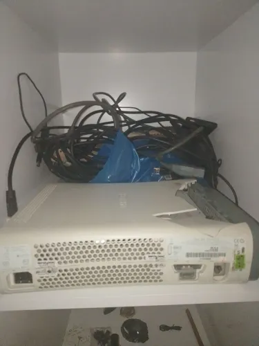 Xbox 360 totalmente completo com kinnect