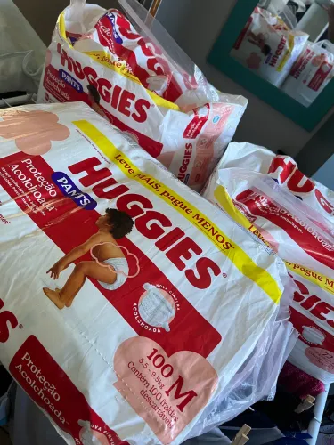 Fralda Huggies shortinho M LER DESCRIÇÃO