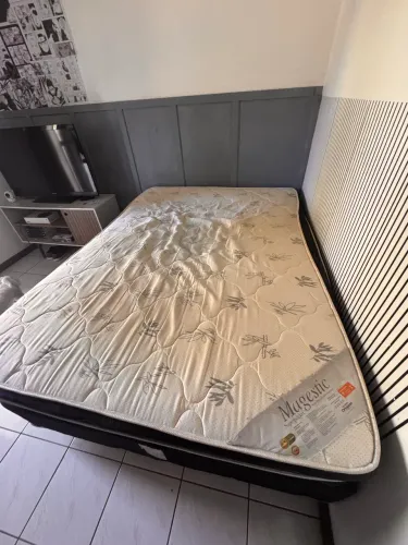 Colchão Casal + Box Ortobom - Bem Conservados
