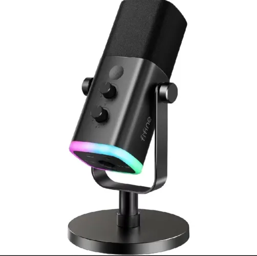 Microfone fefifi com saída retorno USB-s entrada xlr