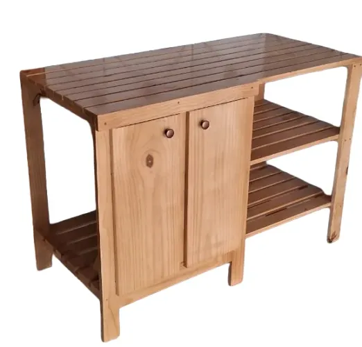 Mesa/balcão com armário 