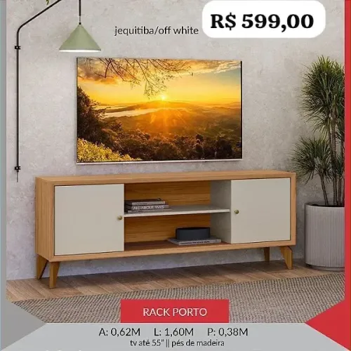 Super promoção - Rack Porto 1,60m