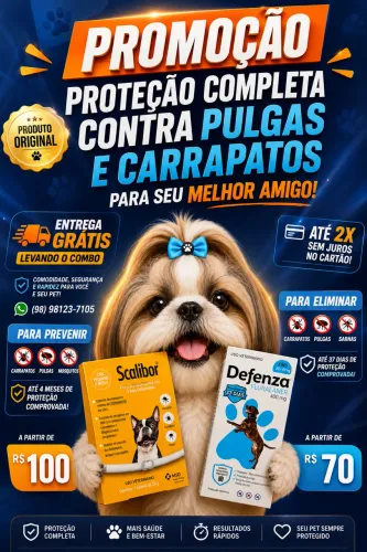 Coleira Scalibor e Defenza