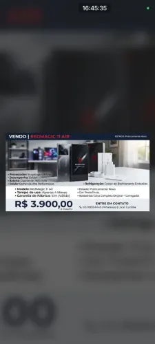 Redmagic 11 Air praticamente novo 