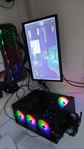 Computador Completo (CPU + MONITOR 21" + TECLADO, FONE E MOUSE) - ESTUDO E TRABALHO