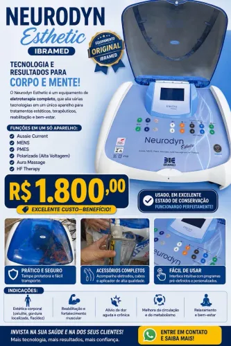 Neurodyn Esthetic - Aparelho De Correntes 10 Em 1