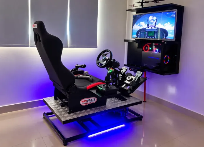 Cockpit WinSeats para Simulador - Excelente Estado 