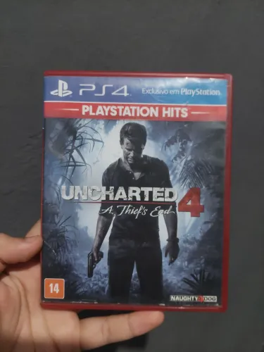 Vendo jogo uncharted 4 para ps4 em excelente estado!