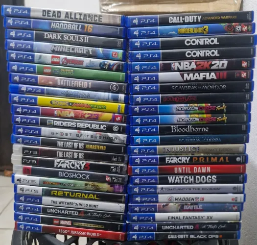 Combo de Games Ps4 Midias Físicas Originais Playstation