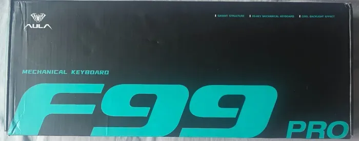 Teclado Mecânico RGB AULA F99Pro Preto - Original - Lacrado