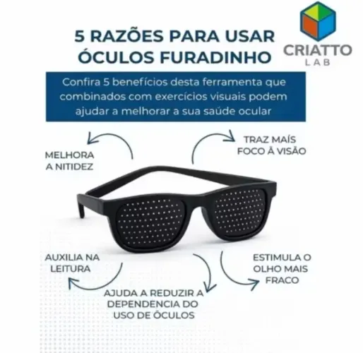 Óculos pra correção de visão excelente qualidade e eficácia 