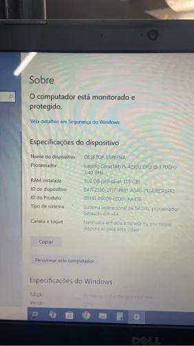 Notebook Dell