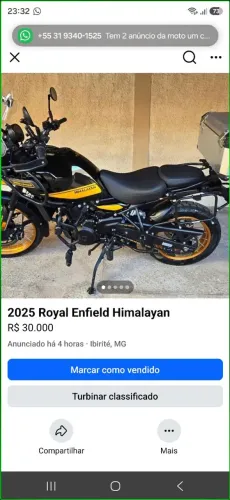Somente venda himalayan 450 2025