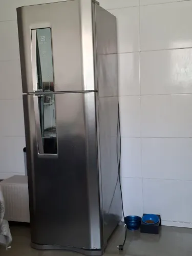 Geladeira eletrolux frost free, inox