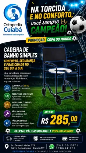 Cadeira de banho simples 